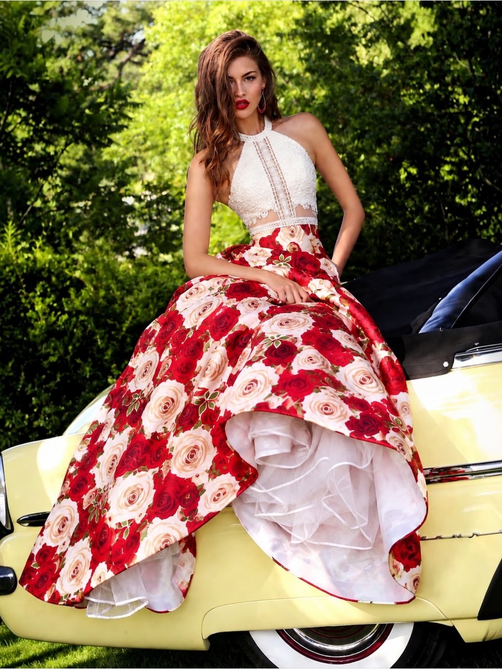 CLARISSE PROM 3423 Floral Mermaid Gown – Size 12